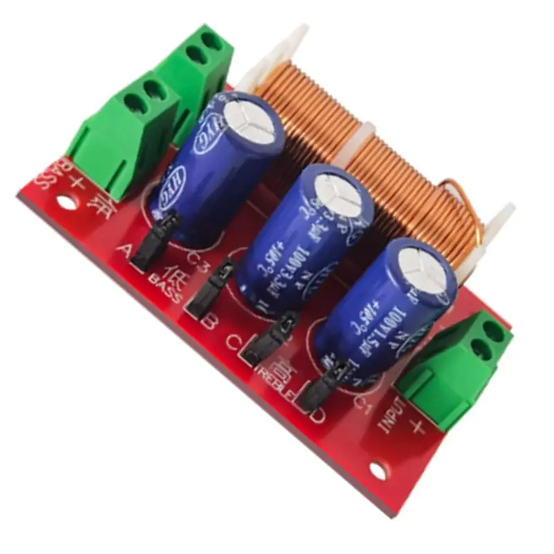 A31T Full Range Treble for Bass Audio Speaker Frequency Divider 400W HiFi Speaker Modification Upgrade Board Welding Free