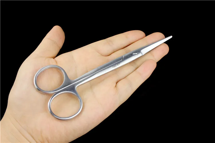 Golden Bell facial features surgical instruments medical ear polyp scissors ear comprehensive tissue scissors curved narrow head