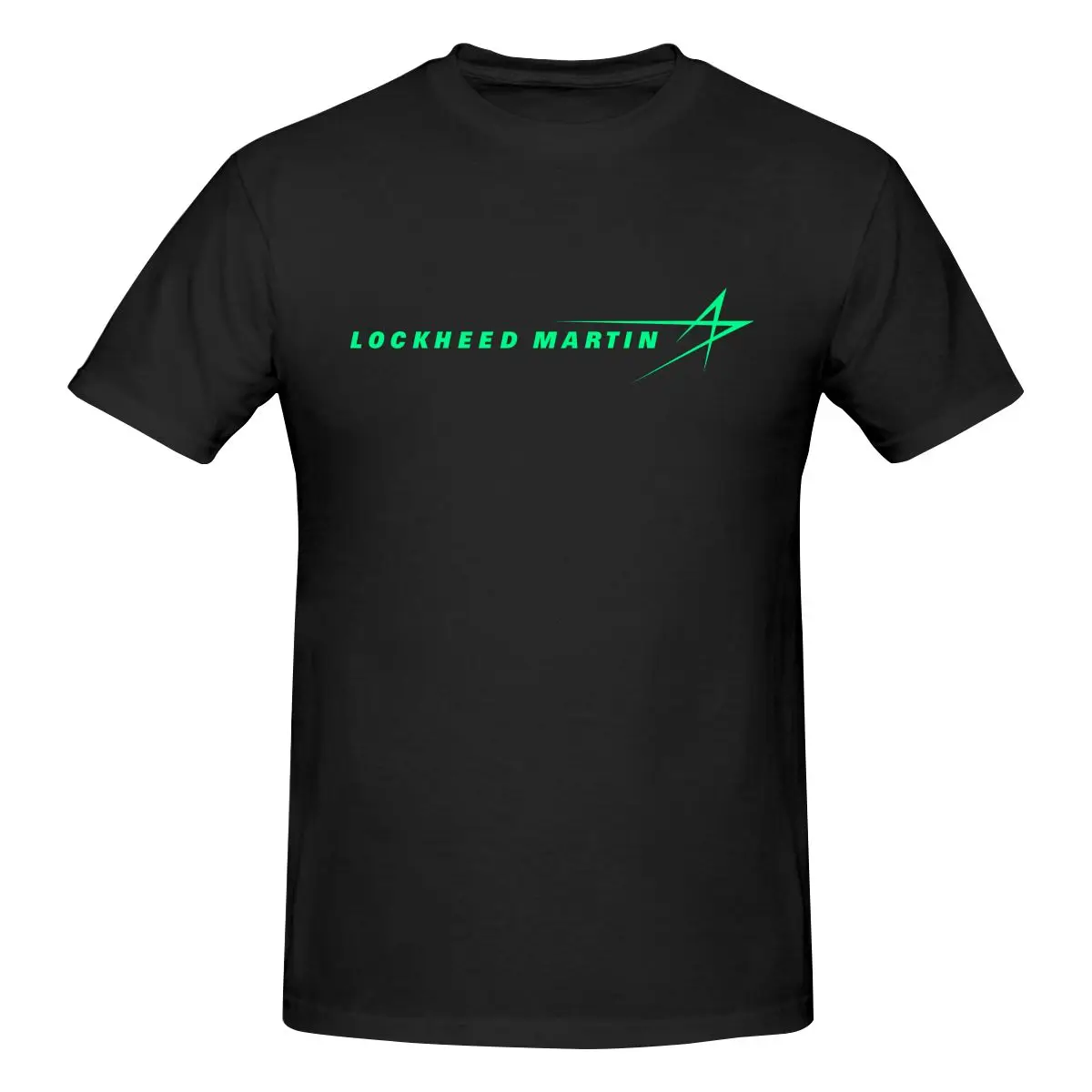 NEW Lockheed Martin T-shirt Men Print Round neck T-shirt Summer Fashion Short Sleeve Cotton T Shirt