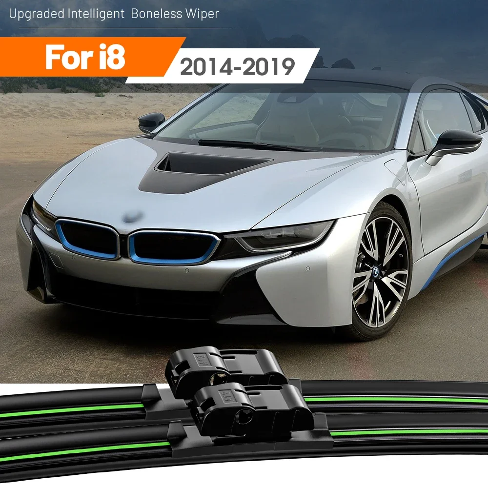 

2pcs For BMW i8 2014-2019 Front Windshield Wiper Blades 2015 2016 2017 2018 Windscreen Window Accessories