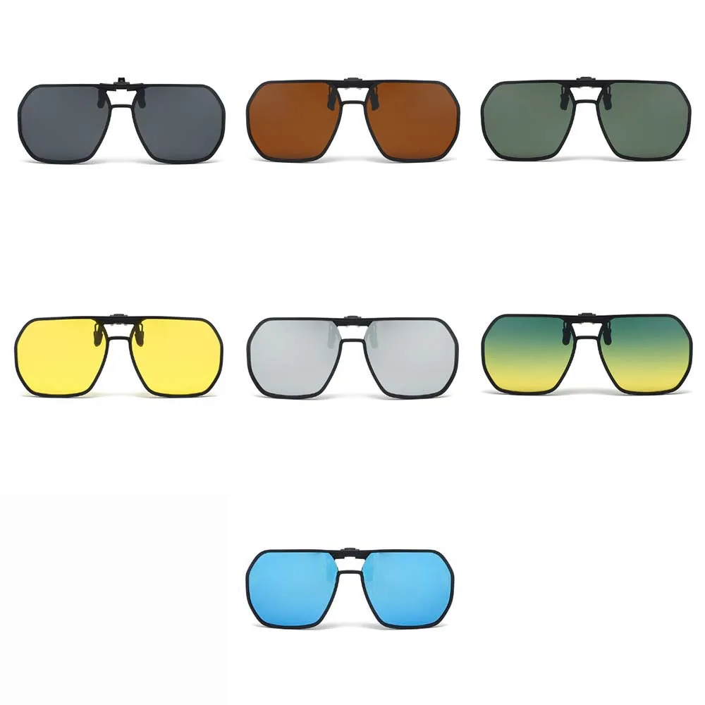 Blendfreie Sonnenbrillengläser Uv400 Nachtbrille Polarisierte Brille Clip-On-Gläser Anti-UV Clip-On-Sonnenbrille für Fahrer – Detail 1