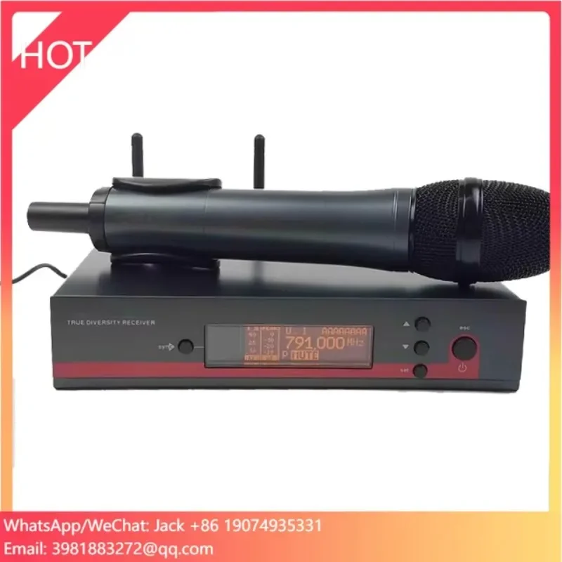 High Quality True Diversity UHF Wireless Handheld Karaoke Microphone System EW135G3 EW100G3 Cardioid Polar Pattern Stage Metal