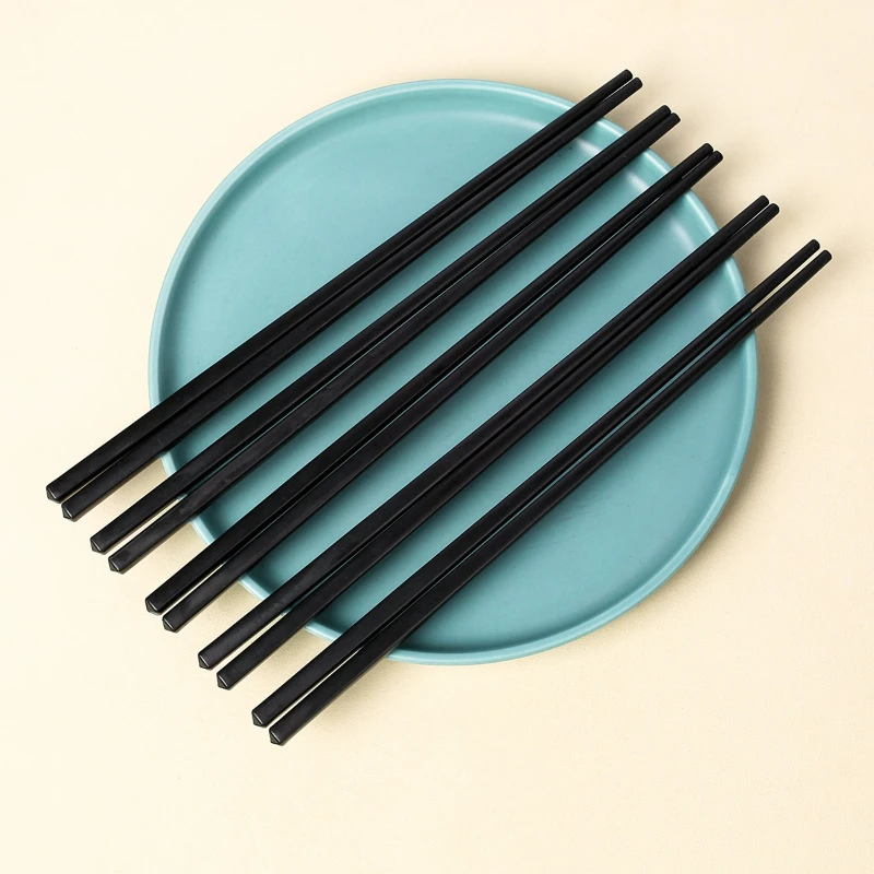 

10 пар китайских палочек для еды, шестиугольные деревянные палочки для еды, бытовая посуда, легкие палочки для еды, палочки для еды, кухонный инструмент