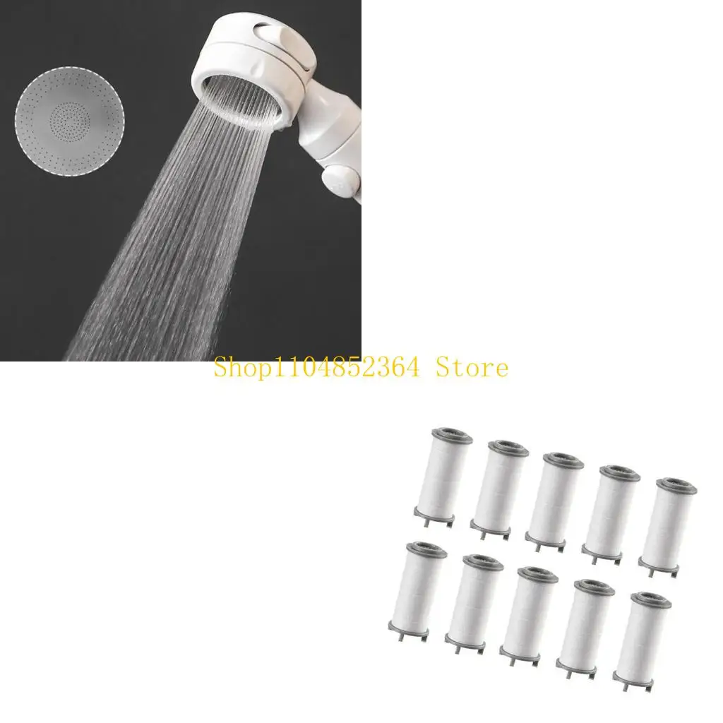

652F Travel Portable Handheld Shower Head Skincare Filter Pressures for Bathroom
