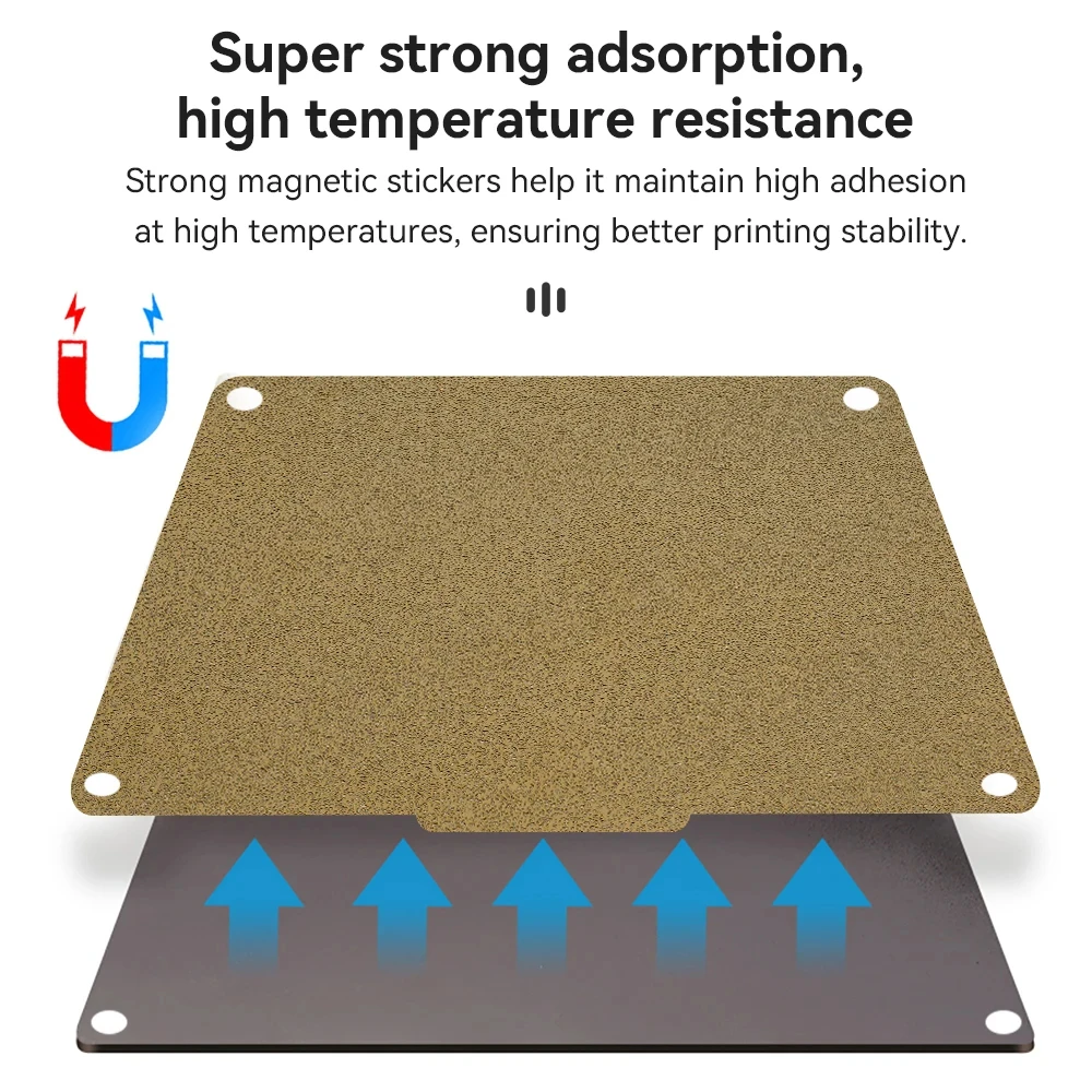 For Easythreed K7 K9 Build Plate Texture Pei Spring Steel 120x120mm Double-sided PEI With Magnetic Base For Mini 3D Printer