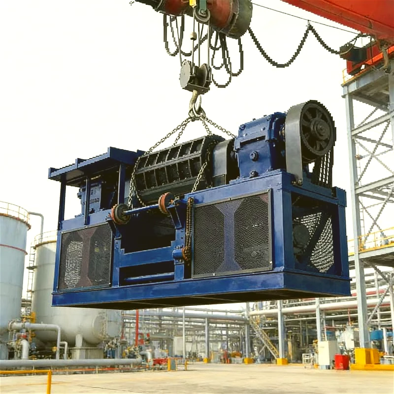 Industrial Shredder Double Shaft Rubber Recycling Machine Whole Truck Tires Steel Belt Separation Crumb Rubber Production Custom