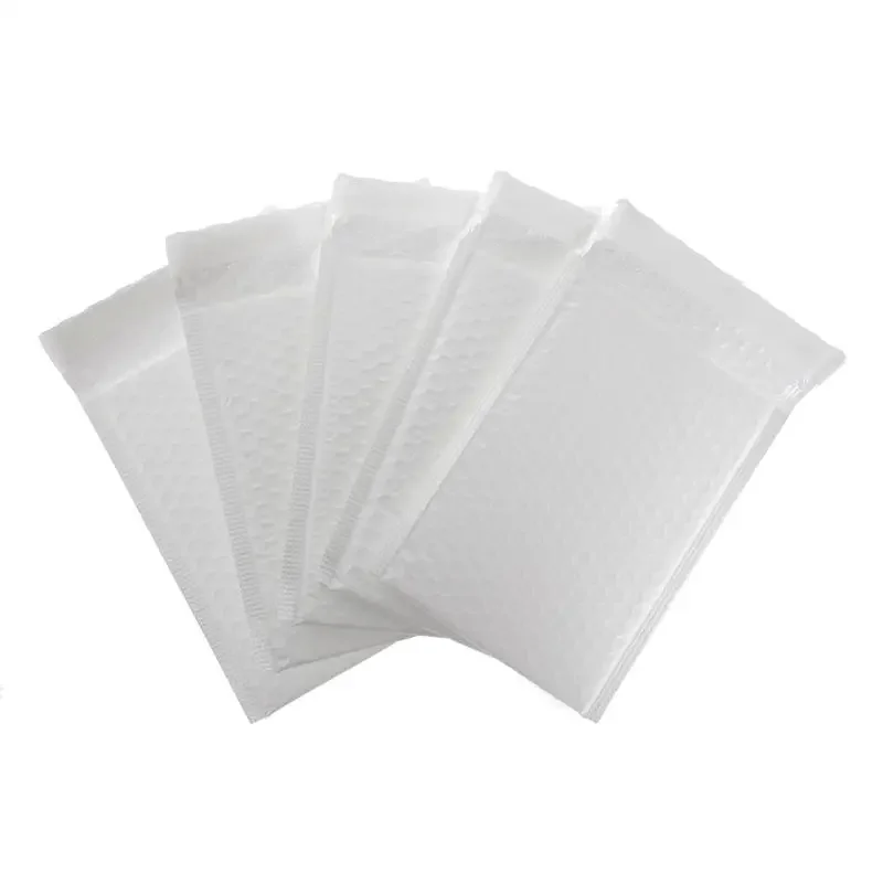 Imagem -04 - Bolha Branca Acolchoada Mailing Envelope Mailer Espuma para Embalagem Auto Selo Bolsa de Envio Bolha Padding Bolsa 100 Pcs