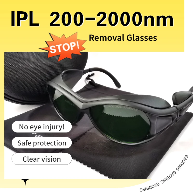 

IPL Safety Eye Glasses 200-2000nm Laser Protection Glasses Hair Removal Protective Eyeglass