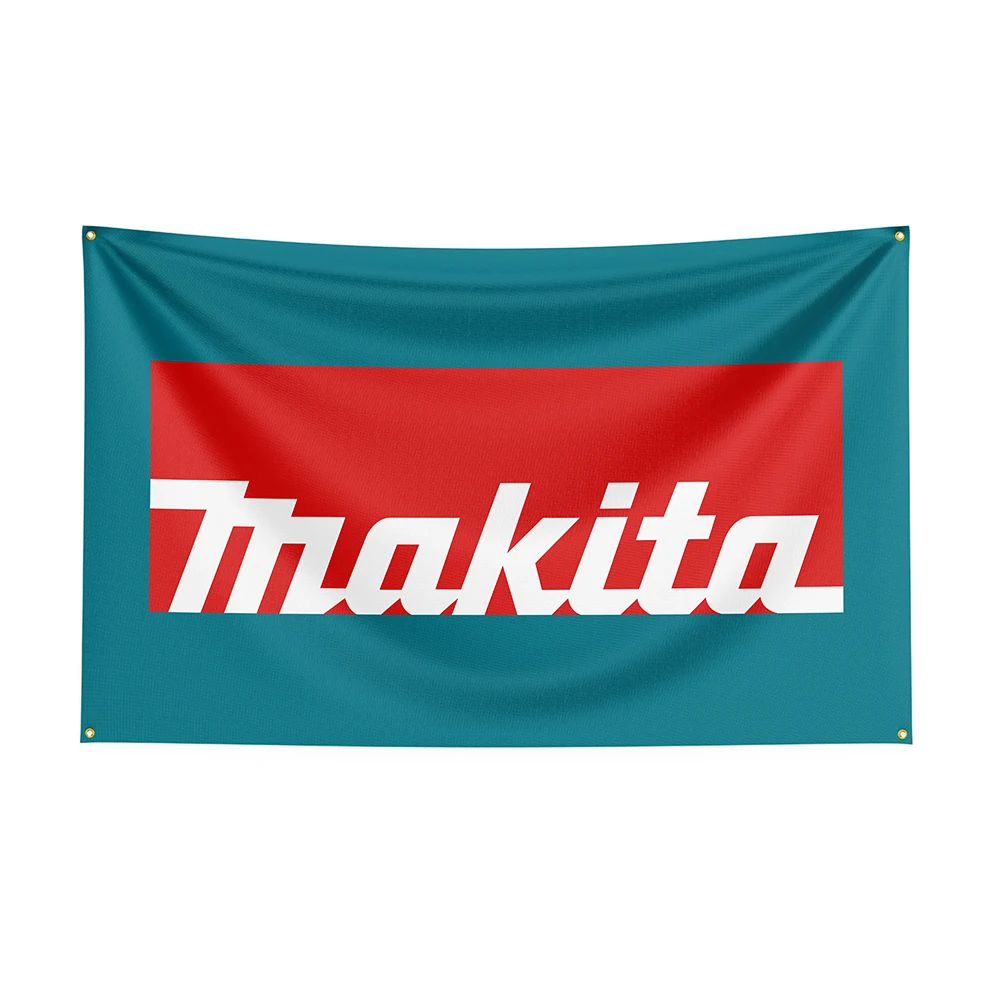 3x5Ft Makitas Vlag Polyester Gedrukt Gereedschap Banner Voor Decor