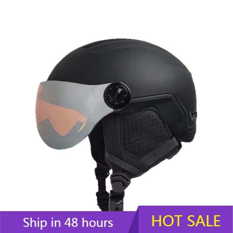 

POWER LEAP Factory Price New Double-Layer Anti-Fog Ski Helmet with Warm Protection for Winter Sports