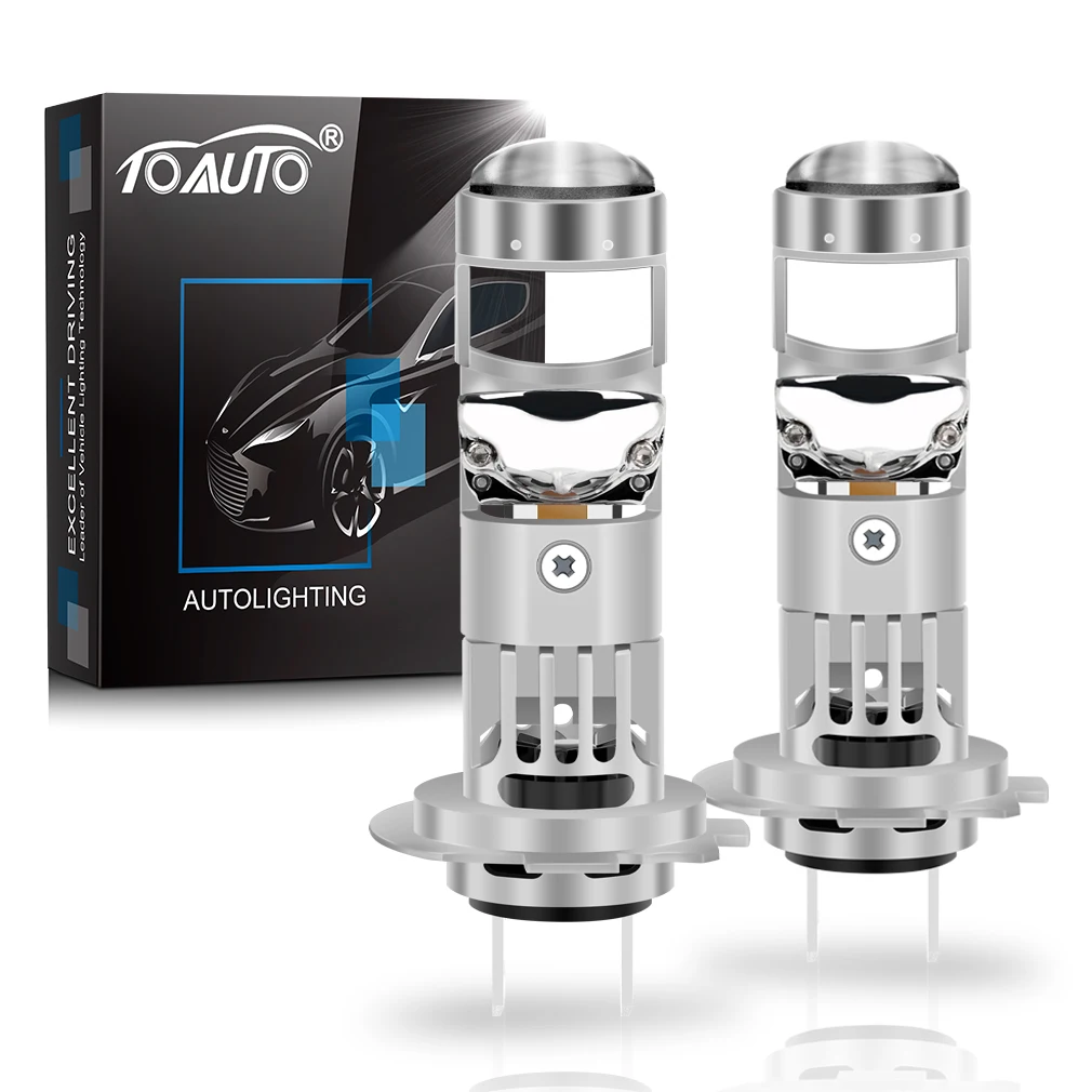 

H7 Светодиодные фары Canbus 100W 20000LM H7 Светодиодные линзы проектора Canbus Автомобильные лампы 6500K 12V Мотоциклетные фары Автомобильные противотуманные фары