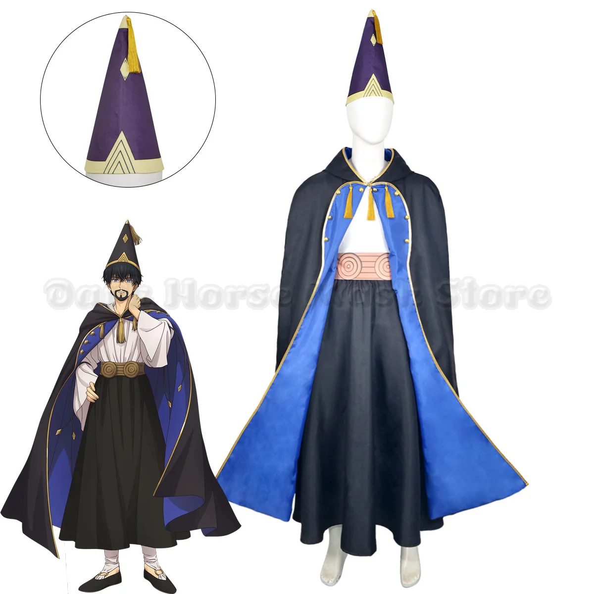Anime Hexenhut Atelier Tongari Boushi Cosplay Olruggio Kostüm Party-Verkleidung Rollenspiel Halloween-Kostüm Karnevals-Outfit Anzüge