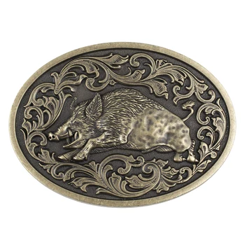 Wild Boar Personality Cowboy Belt Buckle