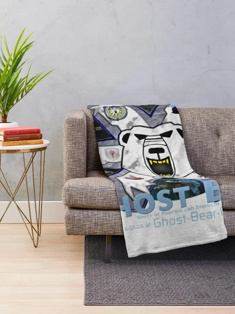 Clan Ghost Bear Recruitment Poster Q2.14 Throw Blanket Baby Soft Beds Sofa Winter beds Blankets