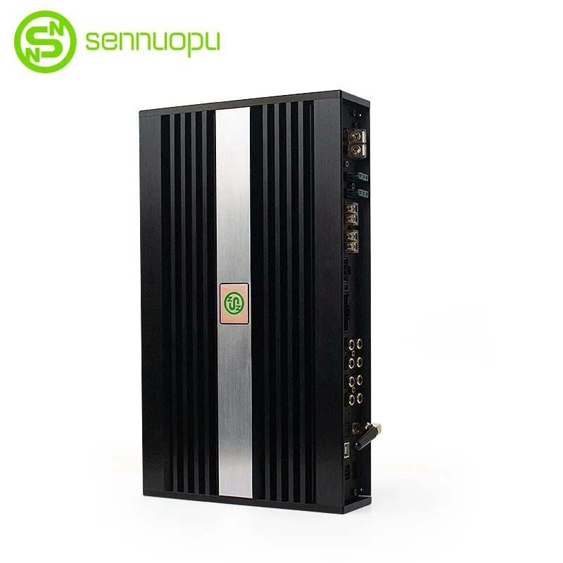 Sennuopu Car DSP Amplifier 8CH Amplifier 10CH DSP with Remote Controller HIFI Amp Stereo Aluminum 12V 1000W Universal 12 Months