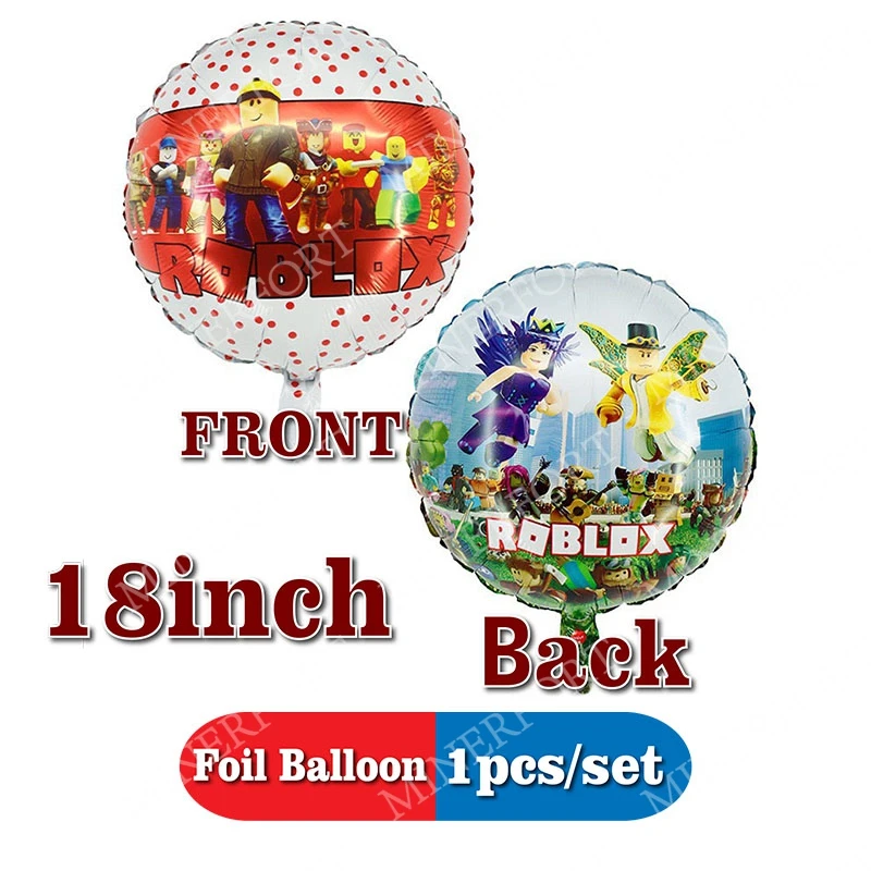 Cartoon-Roboter-Spiel-Themen-Folienballons aus Aluminium, Anime-Geburtstagsparty-Dekorationsset, Zubehör zur Dekoration von Zuhause und Geschenken – Detail 6