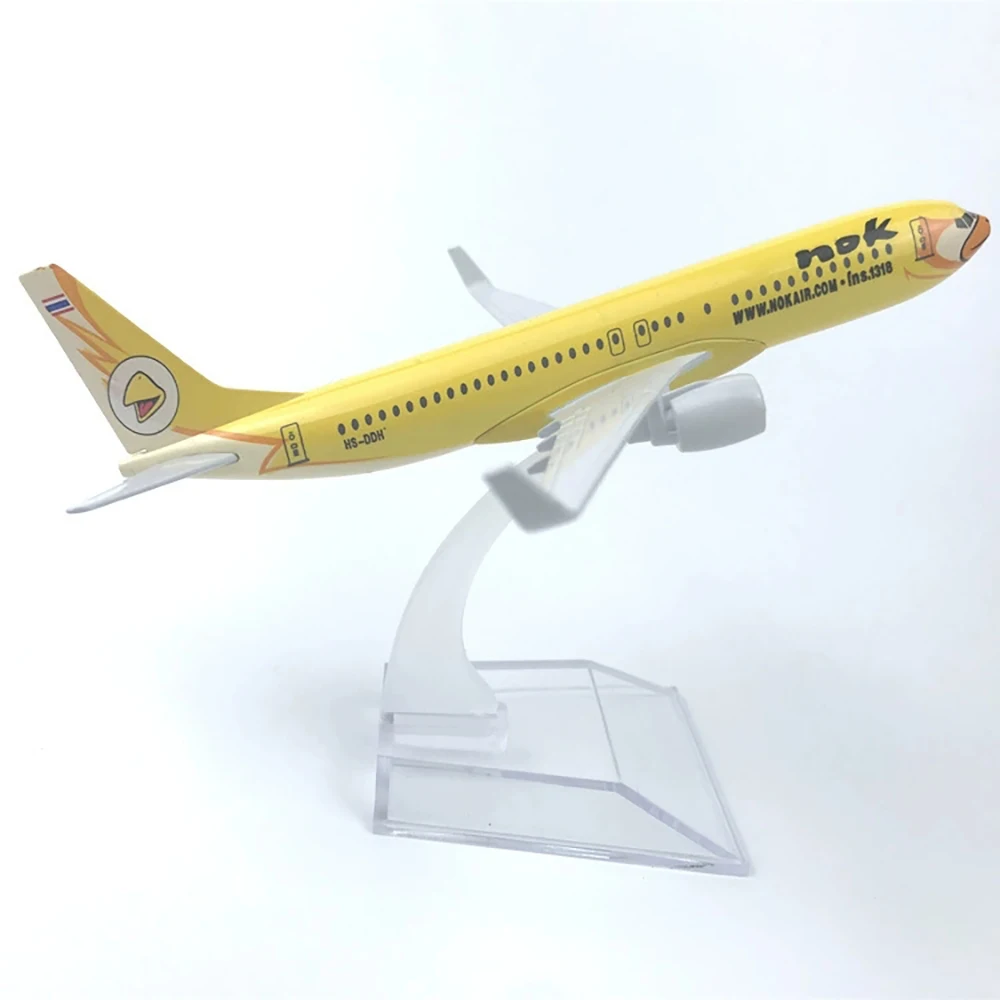 

1/400 сплав самолета Boeing 737 Таиланд Nok Air 16 см самолет B737, модель игрушки для украшения, коллекция рождественских подарков