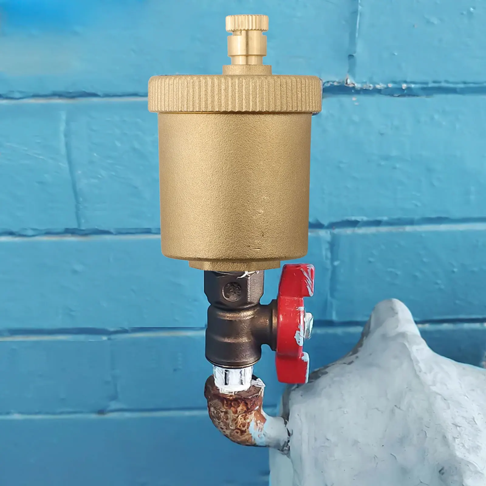 Heating System Maintenance 80*50*50 Mm Air Bleed Valve Filling Valve Hot Water Radiator Valve Versatile Compatibility