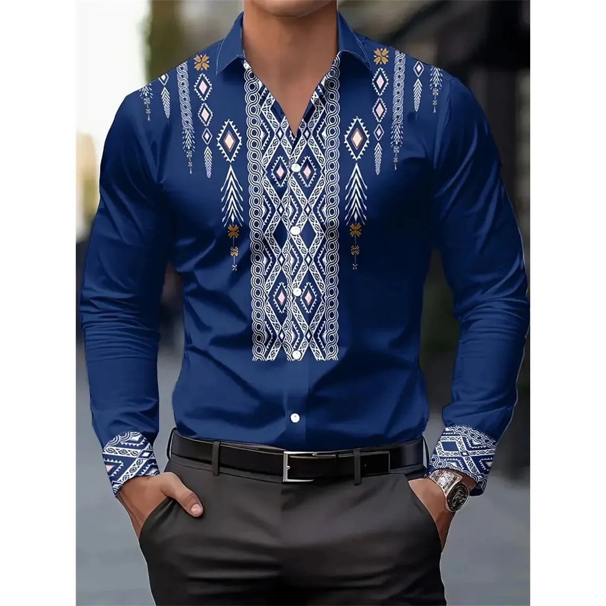 Faionable Mens Long Sve irt Ethnic Venta caliente 00% otro material primavera 2026 ropa señoras suéter con capucha
