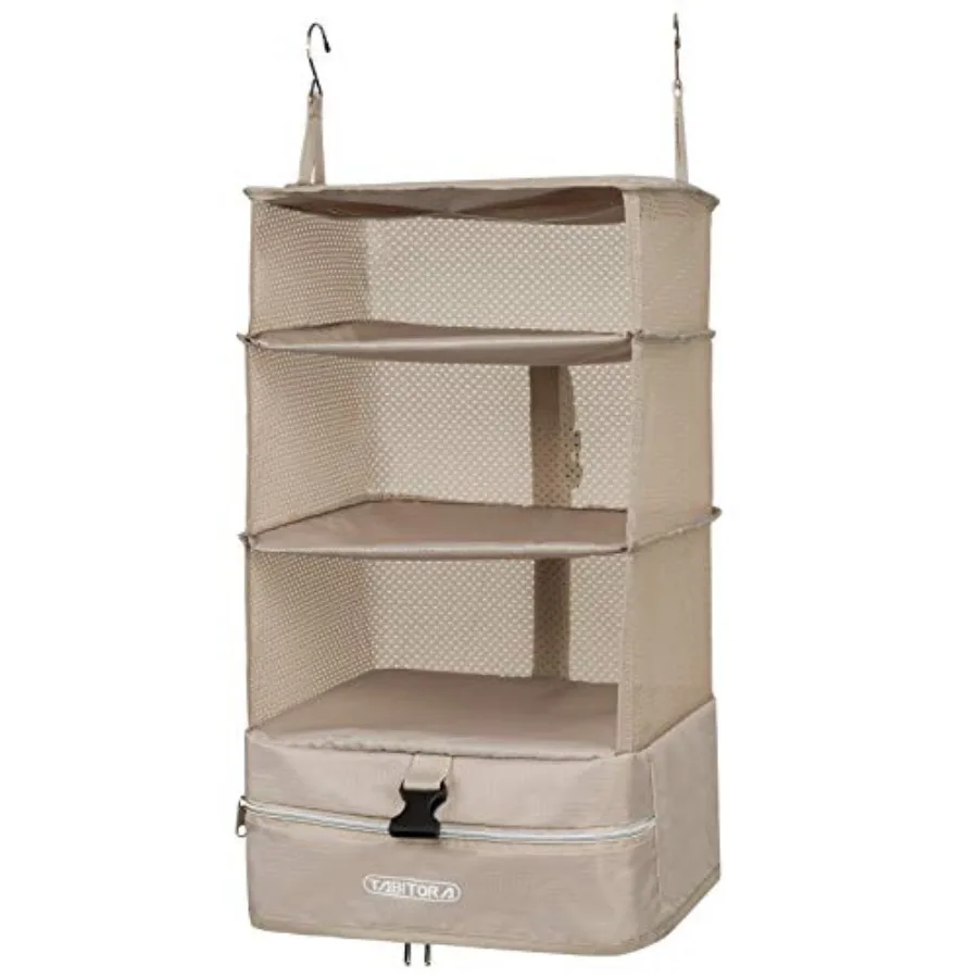 

Portable Hanging Travel Shelves Bag Packing Cube Organizer Suitcase Storage Large Ccity Blue