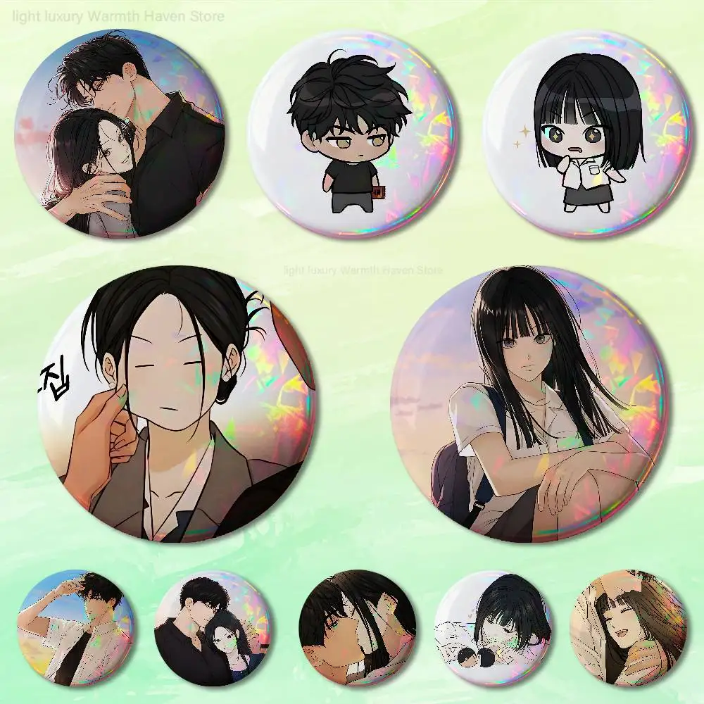 Manhwa J-Just T-Twilight 32mm 58mm 75mm 44mm 25mm Anime Badges Brooches DIY Pins Decorations Birthday Gifts