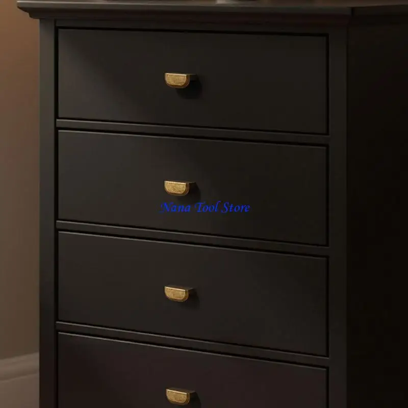 31GJ Pair of Vintages Bronze Cabinets Pulls Comfortable Grip Easy Installation for Stylish Home and Furniture Upgrades