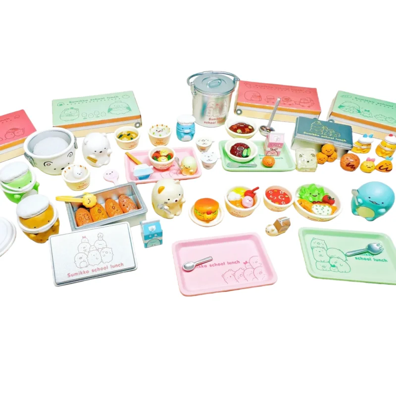 

Re-Ment оригинальные 8 шт. sumikko школьные игрушки для обеда для детей подарок Коллекционная модель украшения