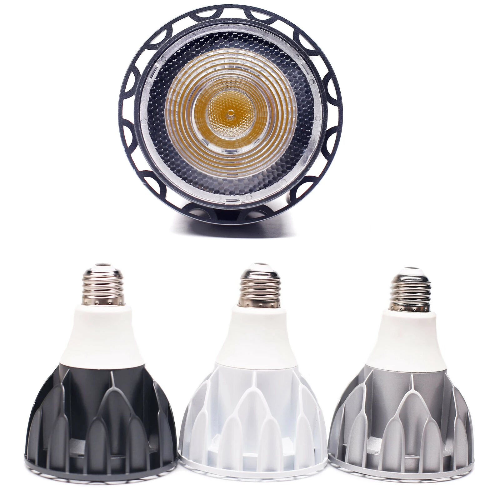 

Dimmable E27 Led Spotlight 20w Cob Par Light 6500k Downlight 110v/220v 3000k/4500k/6500k Track Lighting Halogen-lamp-replacement