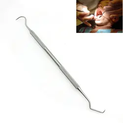 Double Hook Tooth Dental Explorer Probe Dentist Tool Stainless Steel Dental Tool Dentist Teeth Clean Hygiene Explorer Probe hook