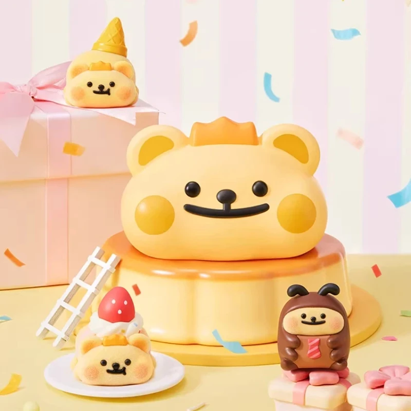 

Коллекционные фигурки Funism Bear Bug Dessert Party: Аниме-персонажи, модели для декора дома, подарки друзьям на день рождения