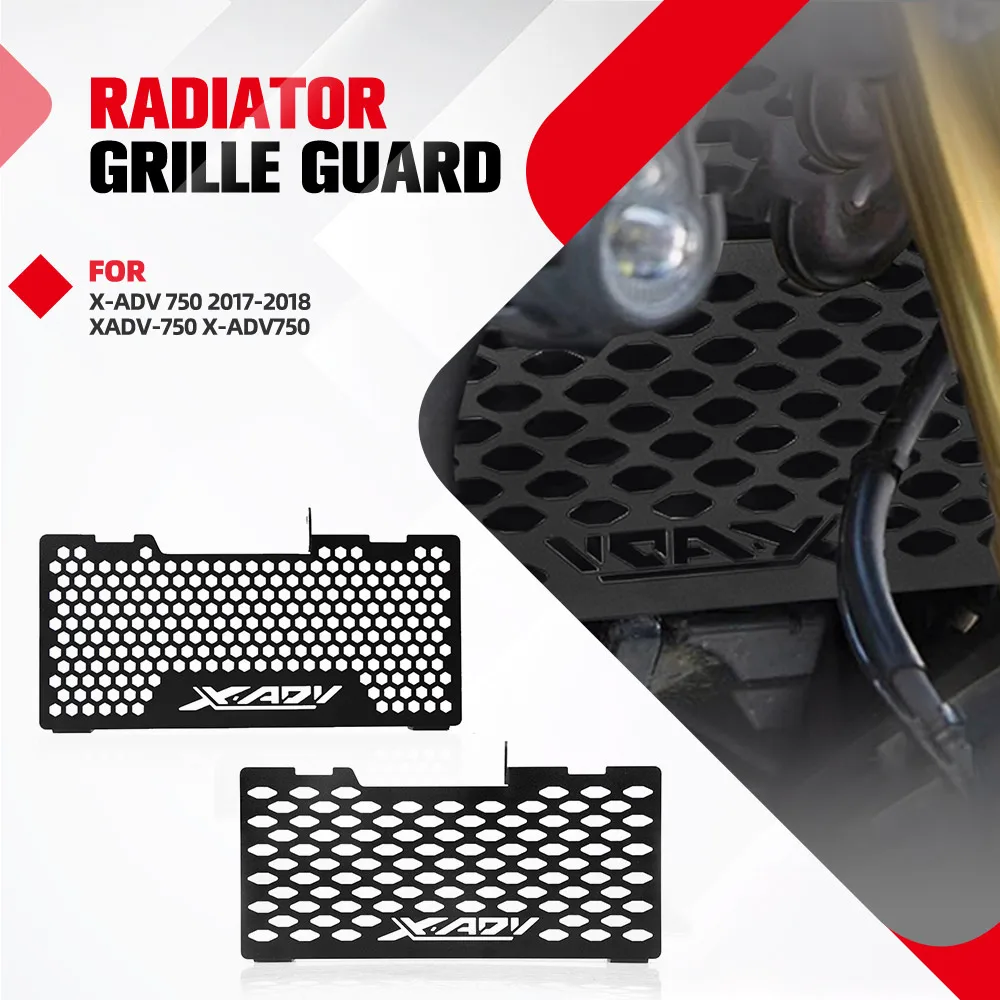 

Motorcycle Accessories CNC Radiator Grille Guard Cover Protector Tank Mesh Cover For HONDA X-ADV 750 2017-2018 XADV-750 X-ADV750