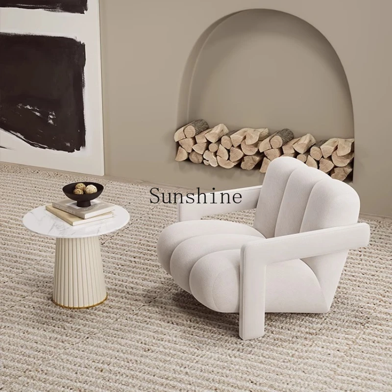 Simple fabric sofa lazy light luxury leisure pumpkin chair