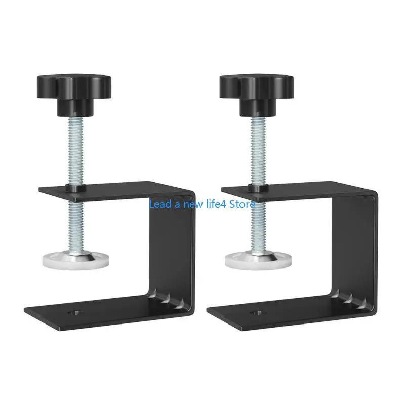 y55e 2pcs/مجموعة شديدة الانتقال من المكتب المعدني المشابك المشبك للدرج الثقيل
