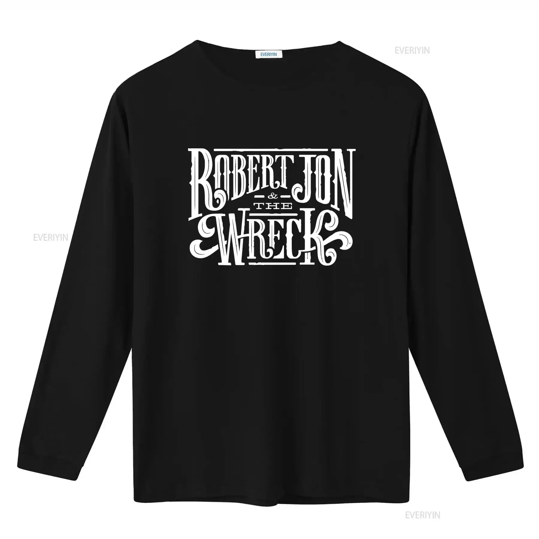 Vintage Robert Jon And The Wreck Band Tour T Shirt Rock Heavy Cotton for Fans vintage Washed streetwear Casual fashion Unisex
