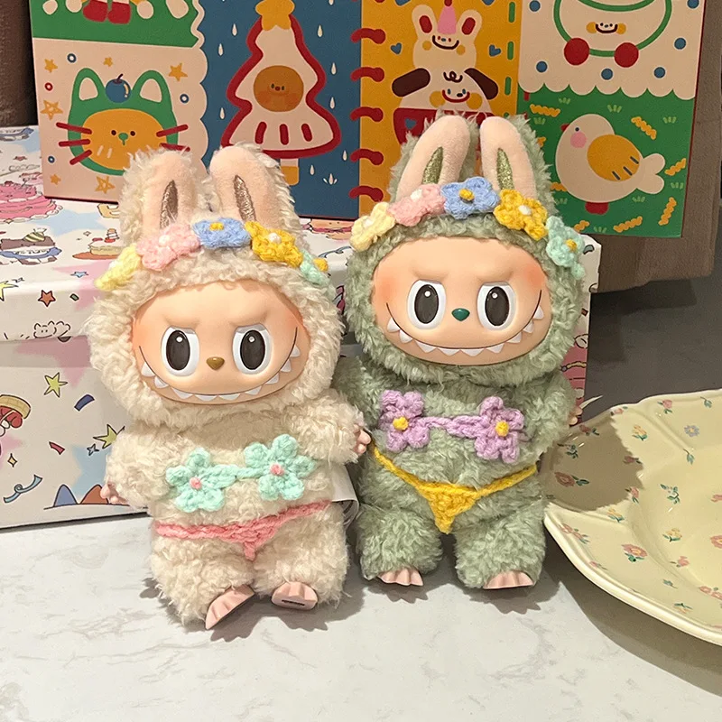 

Mokoko Clothes For Labubu Hats Shoes Bikinis Zimomo Sitting Parties Baby Clothes First And Second Generationcutedollaccessories