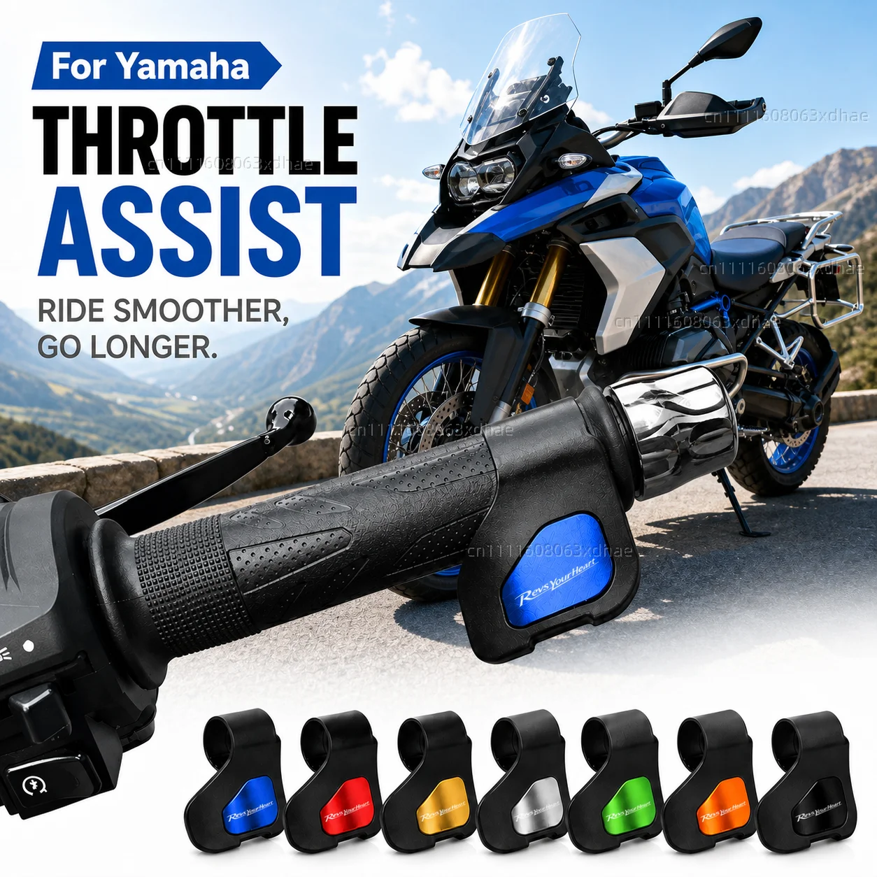 

For Yamaha R1 R3 R25 Mt-09 Mt07 Fazer Fz6 Xj6 R15 Rxv YBR125 Motorcycle Throttle Assistant Clip Labor Saver Acceleration CNC New