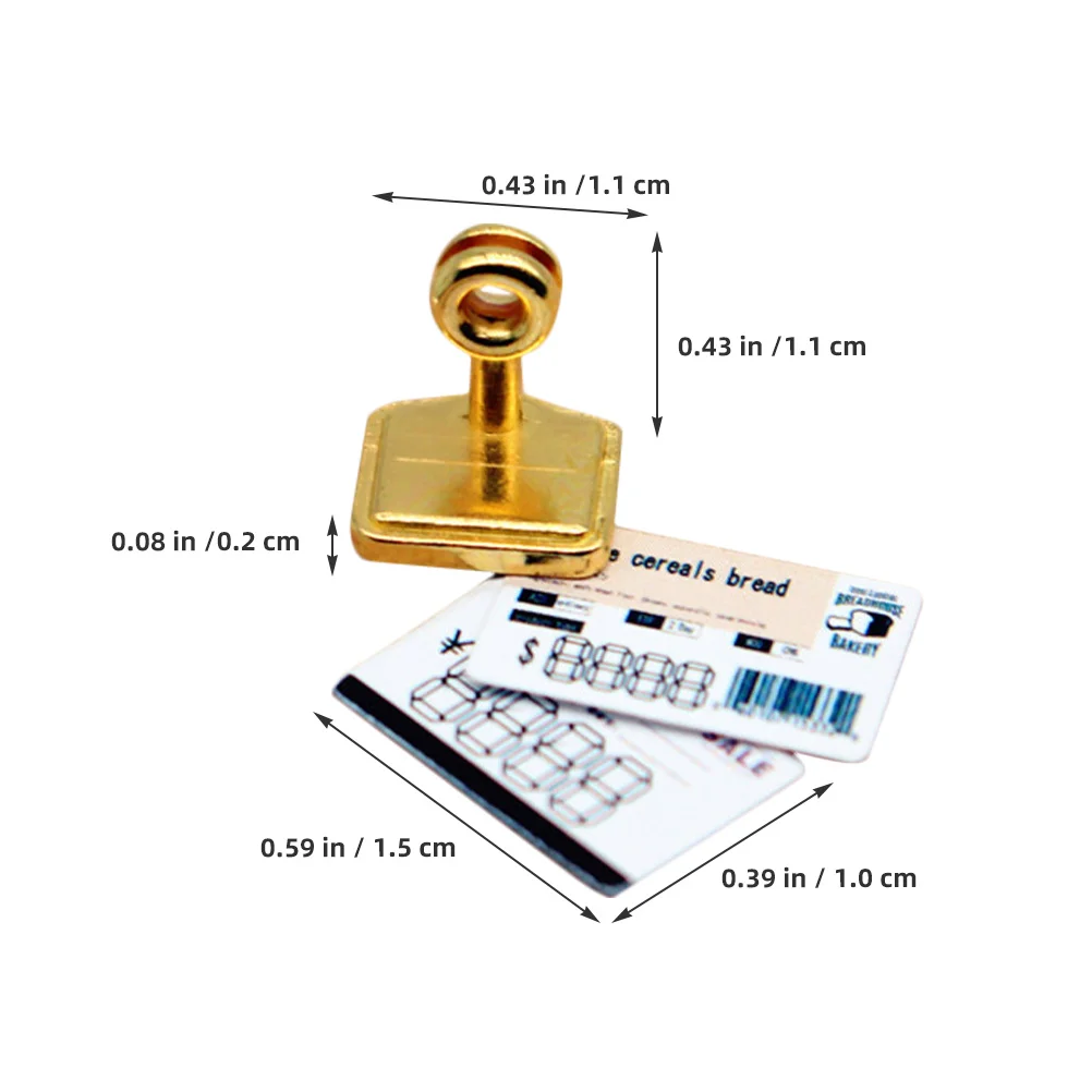 1 セットのマイクロデザートハウスミニタグ丈夫なミニチュアハウスの装飾子供の遊びの写真撮影の小道具ドールハウスのレイアウトアクセサリー