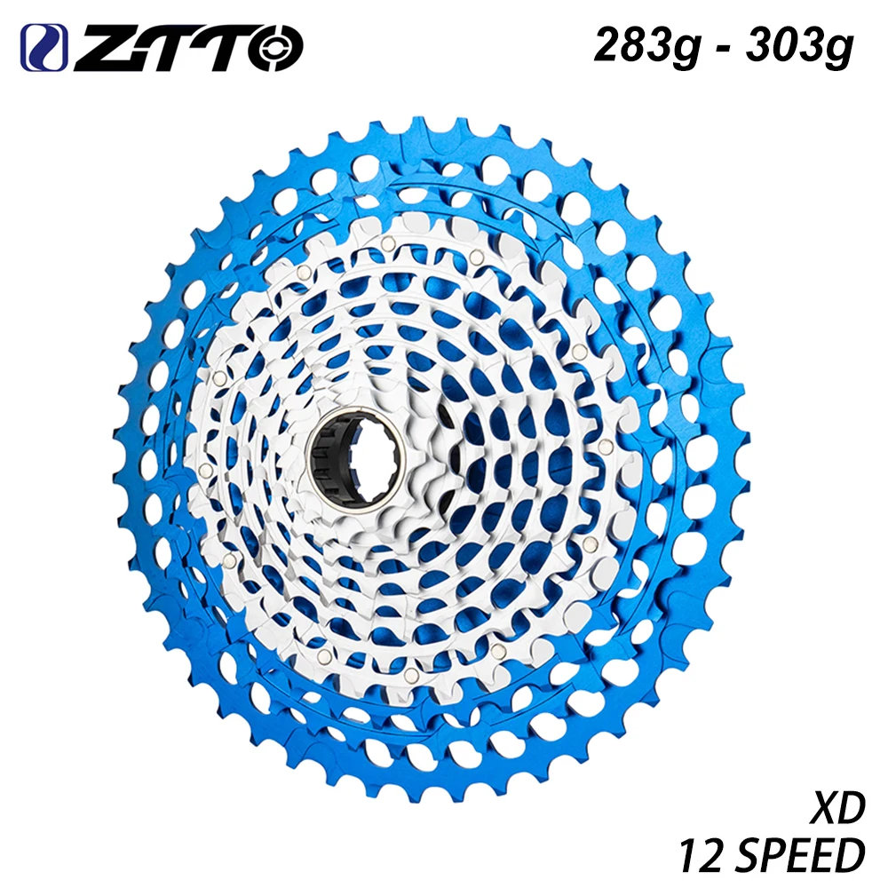 ZTTO MTB 12Speed Bicycle Freewheel 12S 9-46T 9-50T 10-50T Gear Ratio Mountain Bike Cassette XD Hub SLR CNC 12 Speed Sprocket K7