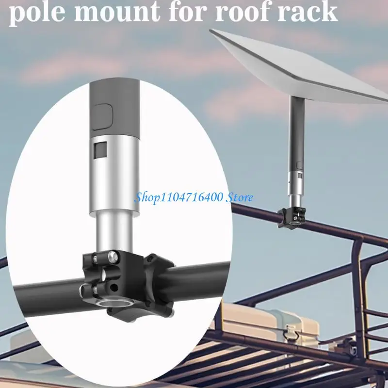 y1gd 0.8-1.17'' Installation Ladder Mount Mount Adjustable Metal Mount for Roof Rack 200lbs Load Bearing