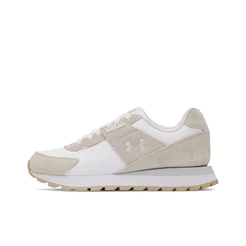 Under Armour Essential Runner Women's Off-White Low-Top Casual Sneakers – Lightweight Trendy Comfortable Athletic 3028409-108