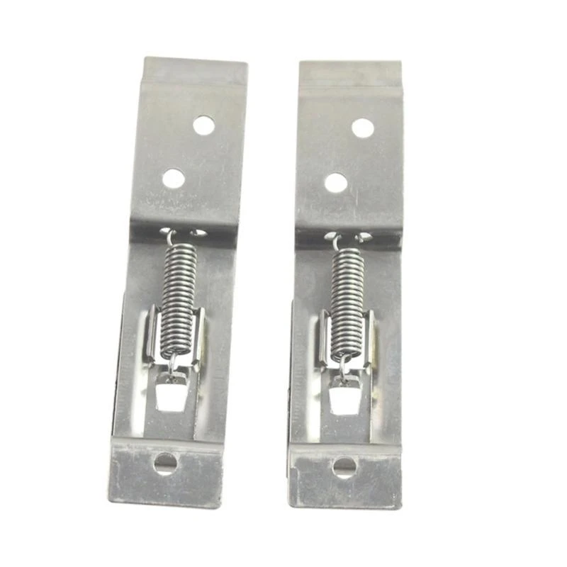 Mount Bracket Number Plate Clips Auto Stainless Steel Frame Holder Exterior Accessories Car Trailer Easy Install Spring