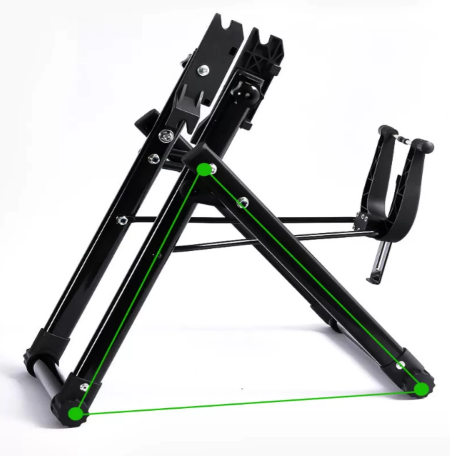 

Cycle Wheel Truing Stand Anti-Rust Foldable Wheel Truing Stand Sturdy Stable