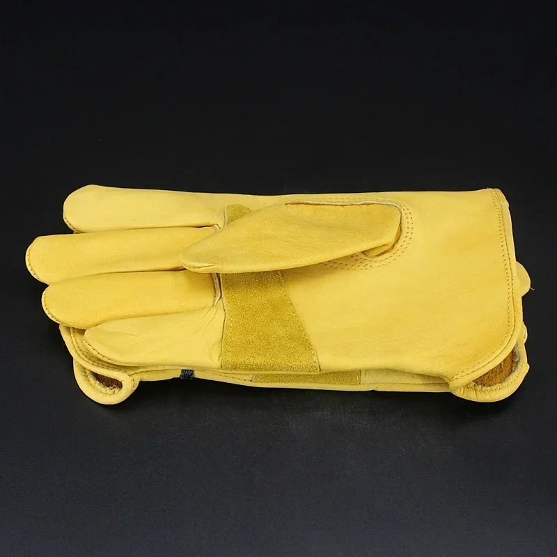 قفازات ملابس من جلد البقر لحماية السائق من الطبقة الأولى