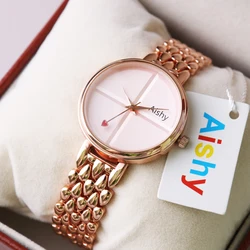 2023 Year watch for women  Sport carved waterproof fashion Watch with CK  style shining  wristwatch  bracelet dropshipping