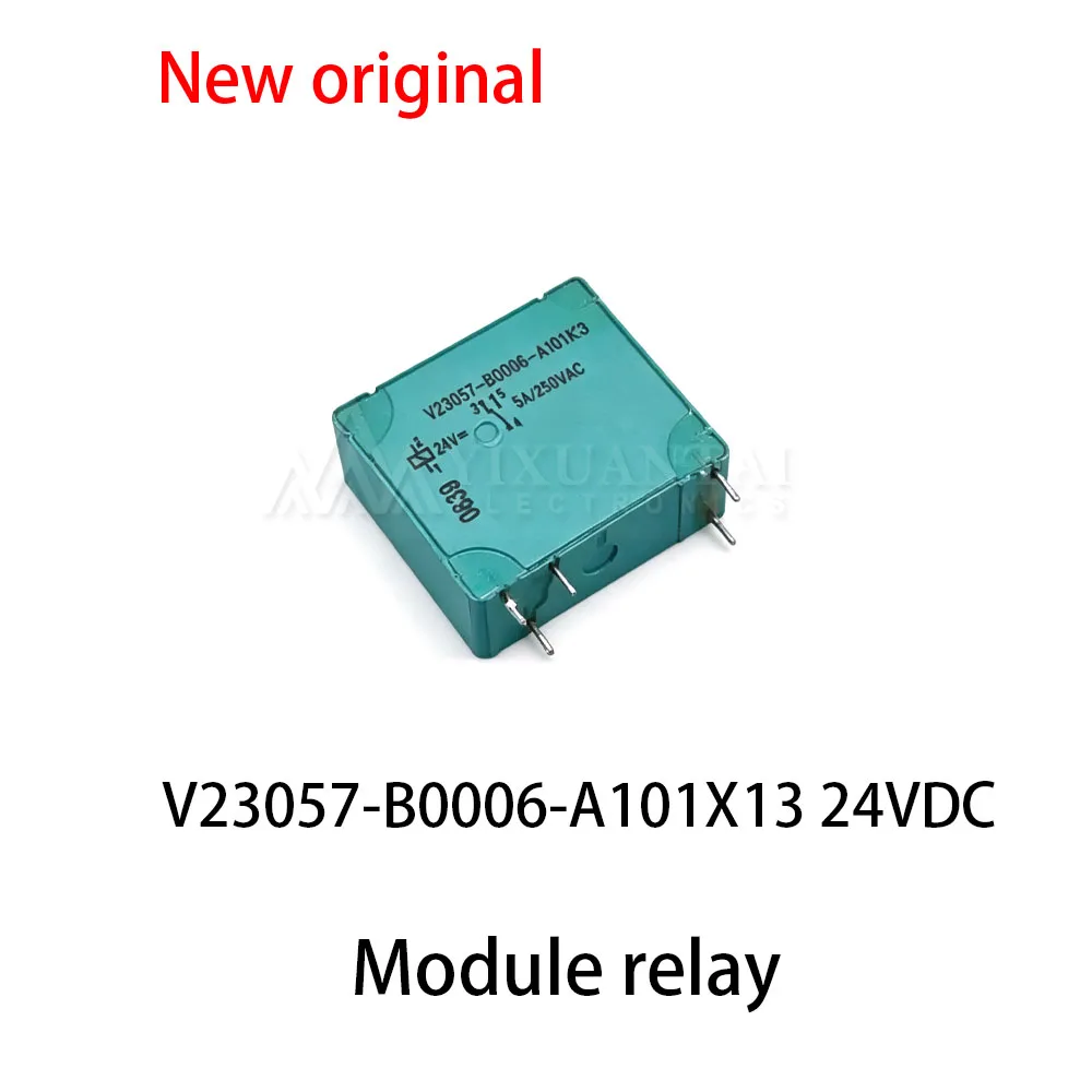(3pcs) 100% New relay V23057-B0006-A101X13 24VDC 5A/250VAC module relay