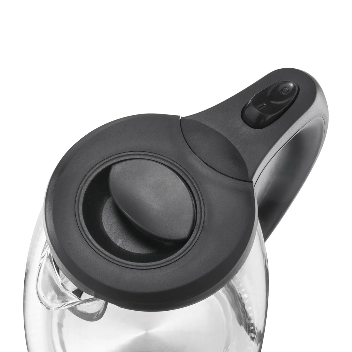Pcs Blue Light Electric Glass Kettle With Auto Shut Off Function Stay Cool Handle Water Level Indicator Safety Boil Dry