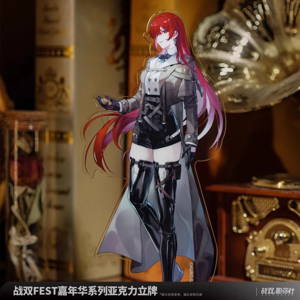 Game PUNISHING: GRIJZE RAVEN Vera Lucia Bianca Chroom Acryl Stand Display Cosplay Officieel Origineel Cadeau