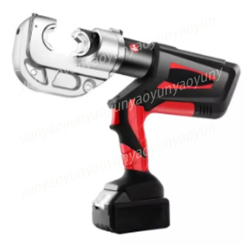 

Battery Powered Hydraulic Crimper and Cutter, Electric Cable Crimping Tool with Stainless Steel Head for Professional Use