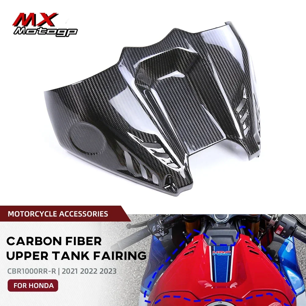 

Carbon Fiber Front Fuel Tank Upper Cover Motorcycle Airbox Guard For HONDA CBR1000RR-R CBR 1000RRR Fireblade SP 2021 2022 2023