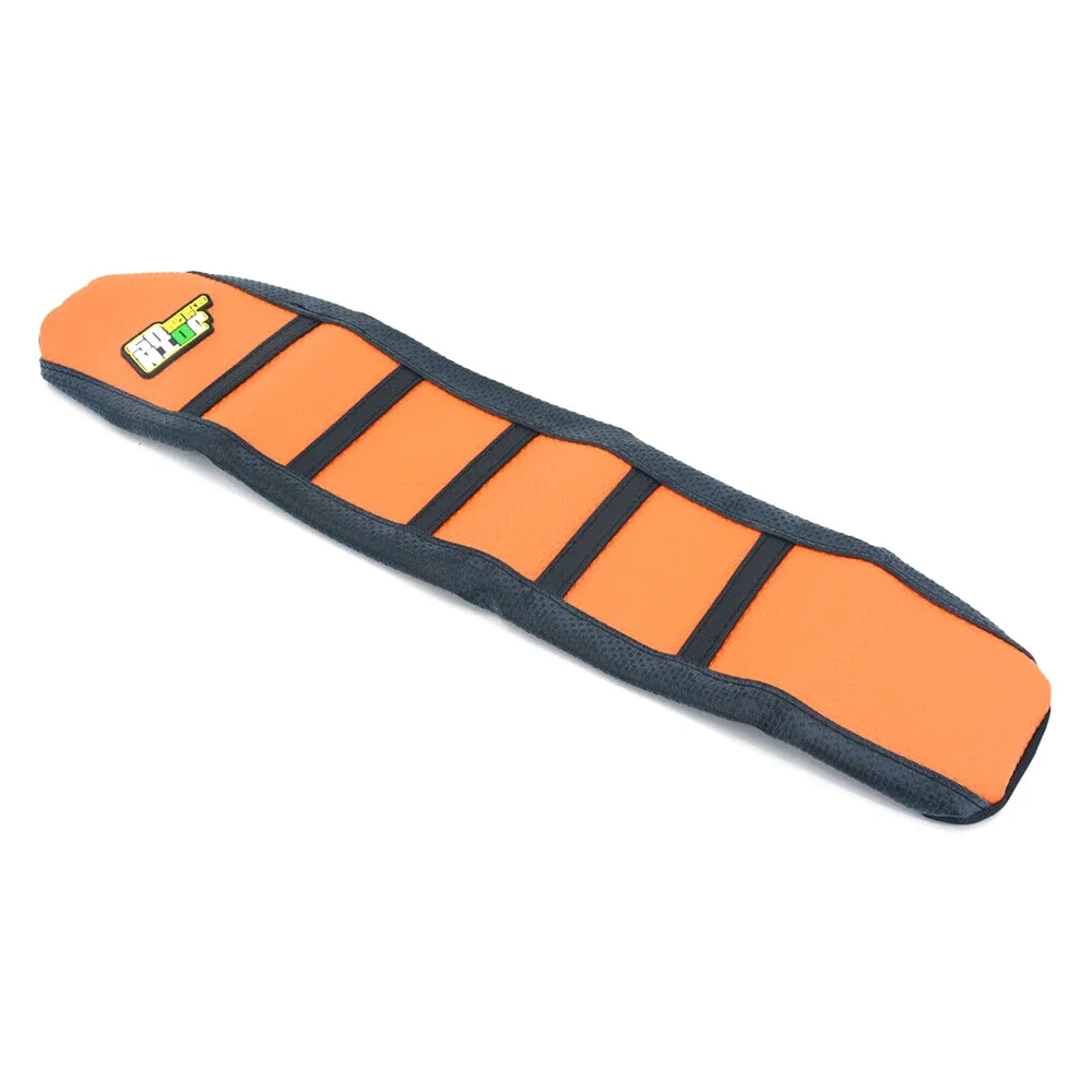 

Hot Sales Motor Dirt Bike Orange Ribbed Gripper Soft Seat Cover Skin For SX65 2009-14